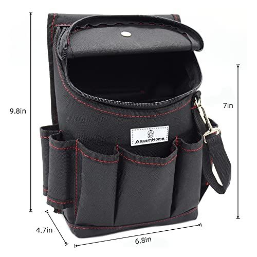 Vertical Tool Pouch with Zipper Flap 2