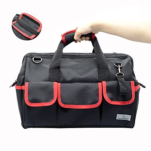15-inch Tool Bag Wide Mouth Tool Tote 4