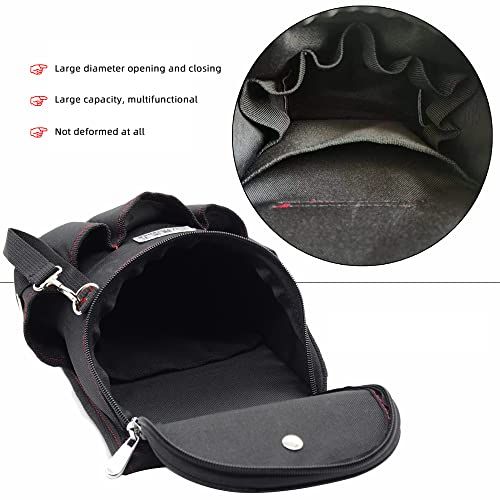 Vertical Tool Pouch with Zipper Flap 5
