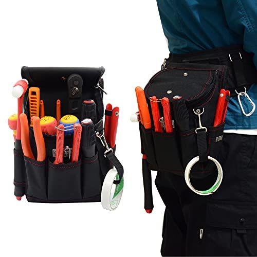 Vertical Tool Pouch with Zipper Flap 7